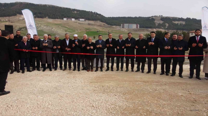 Kuşaklama kanalı dualarla açıldı
