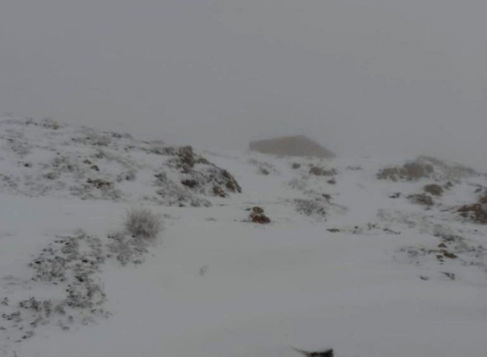 Mayıs ayında Adıyaman Nemrut dağına kar yağdı