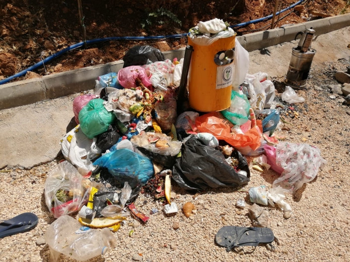 Mesire alanındaki çöp yığınları tepkiye neden oldu

