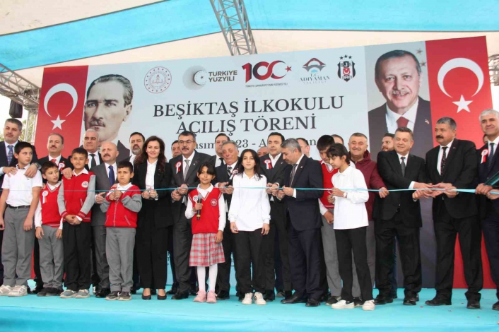 Milli Eğitim Bakanı Tekin, Beşiktaş Jimnastik Kulübü´nün yaptırdığı okulu açtı
