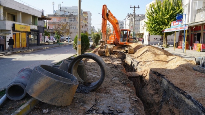 Mimar Sinan Mahallesinin altyapı çalışmaları devam ediyor
