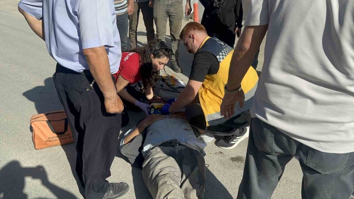 Adıyaman'da Motosiklet devrildi: 1 yaralı