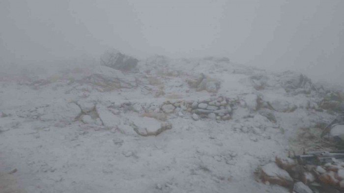 Adıyaman Nemrut Dağı Kar'a Teslim Oldu