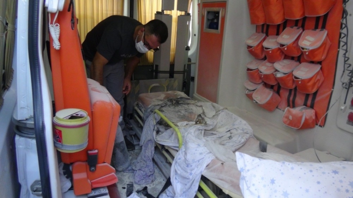Adıyaman'da Özel hastanenin ambulansında yanan kadın öldü