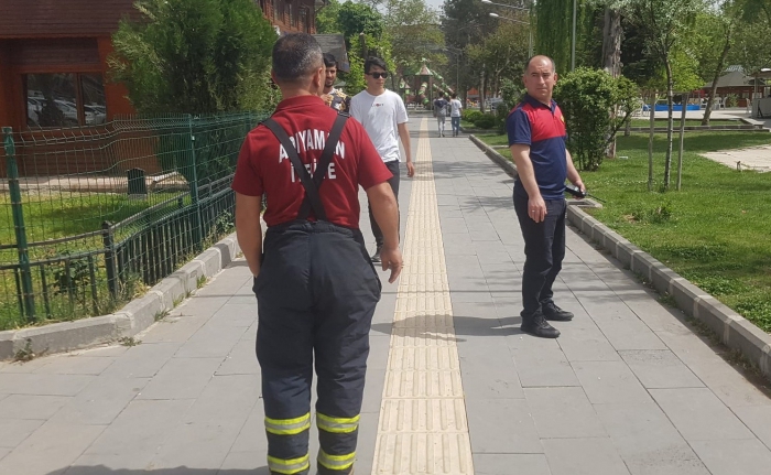 Adıyaman'da yangın ihbarı ekipleri harekete geçirdi