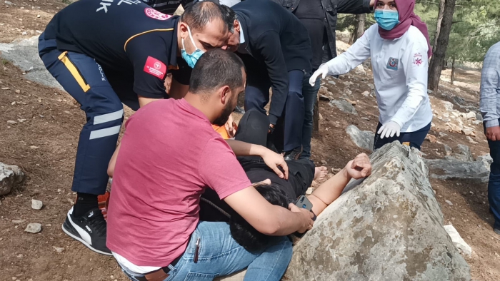 Adıyaman’da İple intihar eden şahsı polis kurtardı