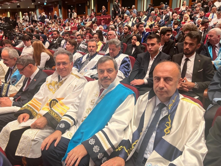 Rektör Keleş, Yükseköğretim Akademik Yılı Açılış Törenine katıldı