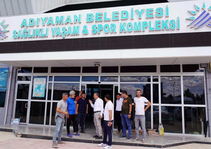 Sağlıklı Yaşam ve Spor Kompleksinde onarım devam ediyor
