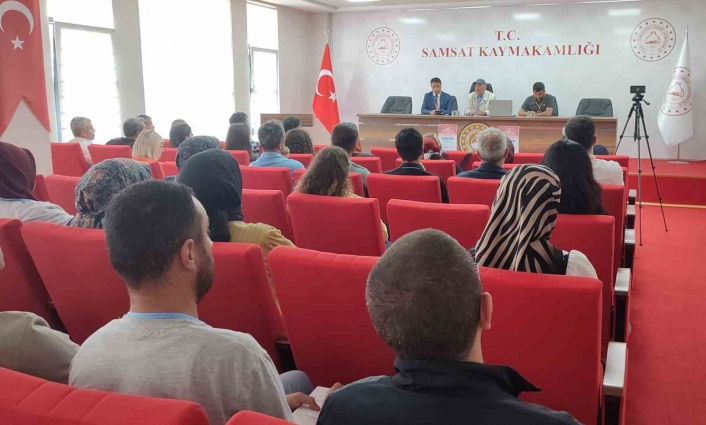 Samsatta Türkiye yüzyılı maarif modeli çalıştayı yapıldı.
