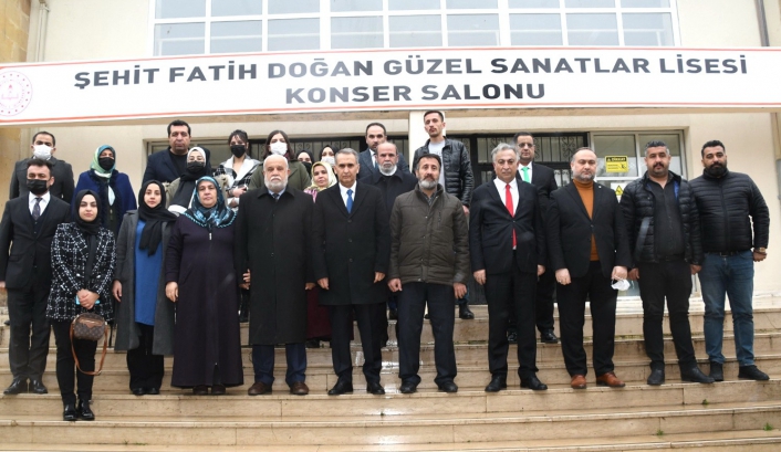 Şehit Fatih Doğan´ın ismi güzel sanatlar lisesine verildi
