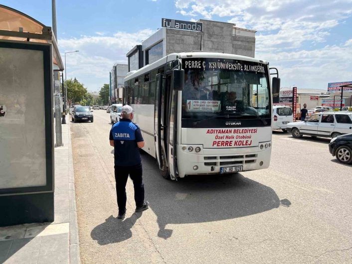 Toplu taşıma araçlarına sıkı denetim
