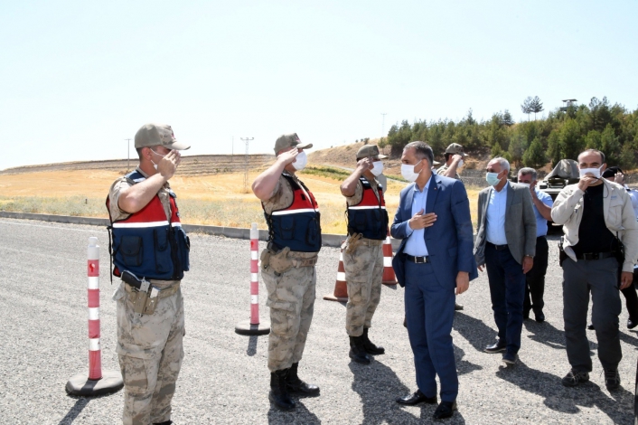 Vali Mahmut Çuhadar, uygulama noktalarını ziyaret etti
